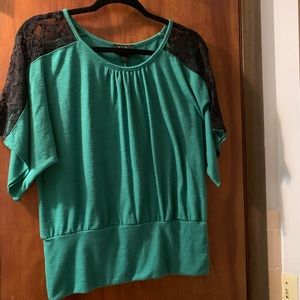 Green blouse